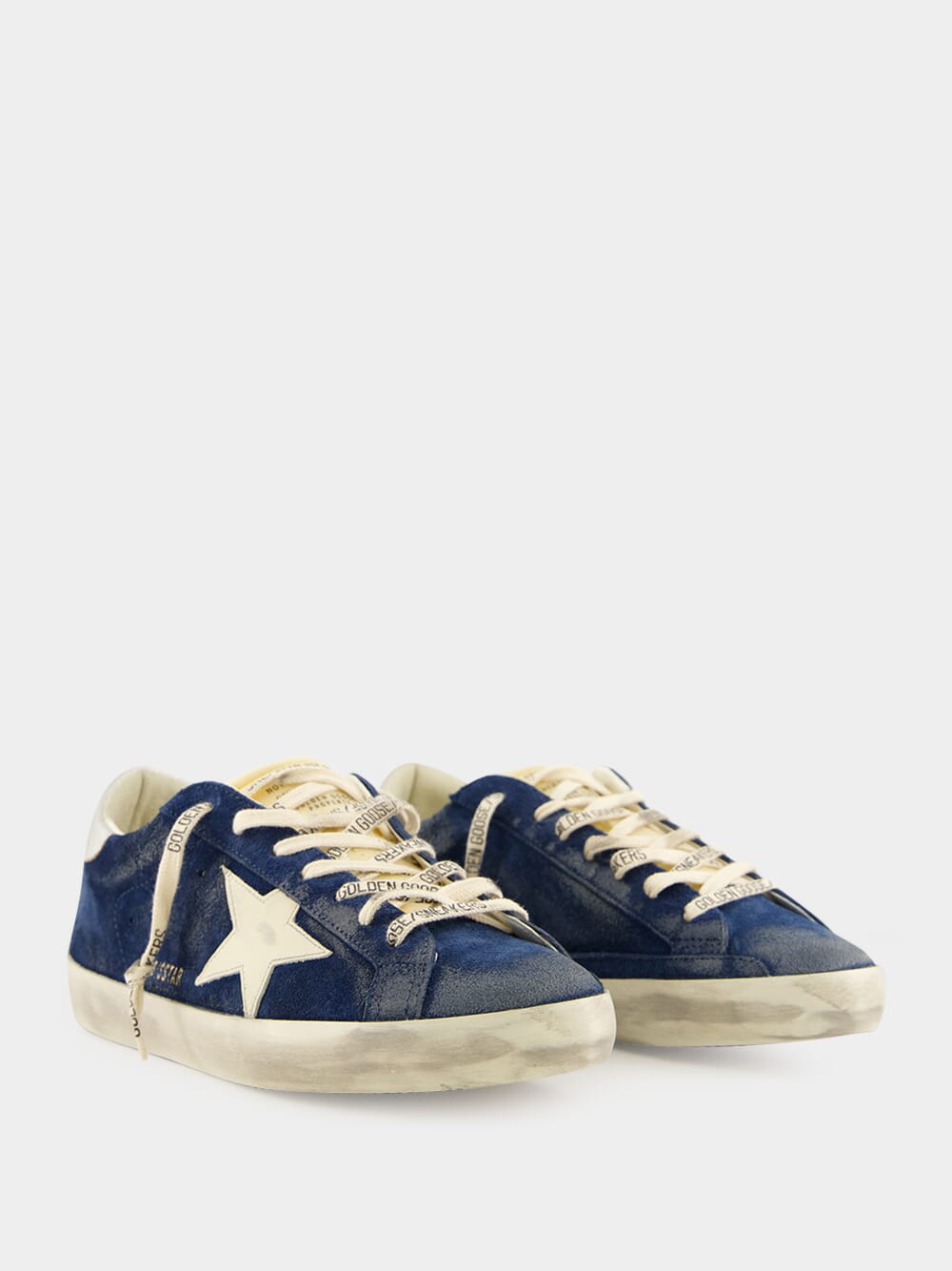 Blue Suede Super-Star Sneakers