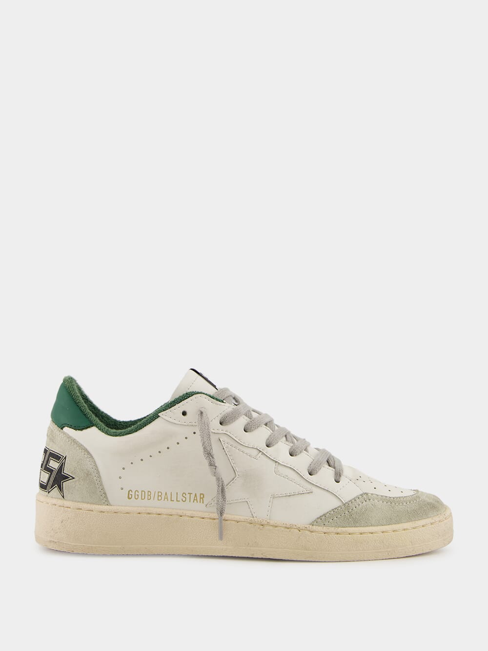 White and Green Ballstar Sneakers with Matt Heel
