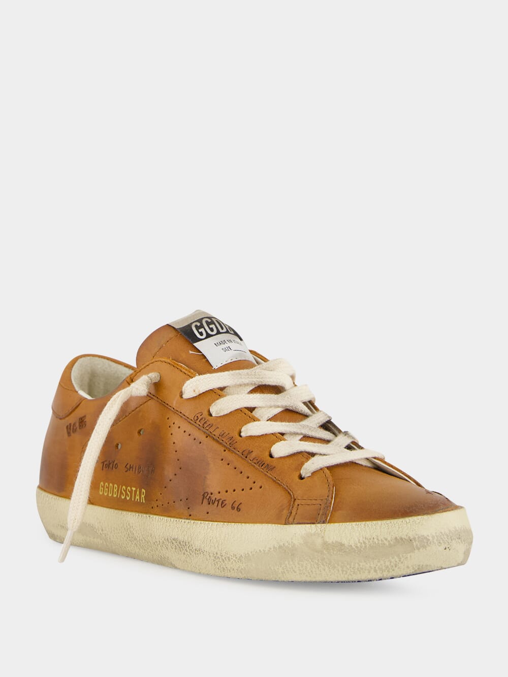 Super-Star Journey Print Sneakers in Cuoio