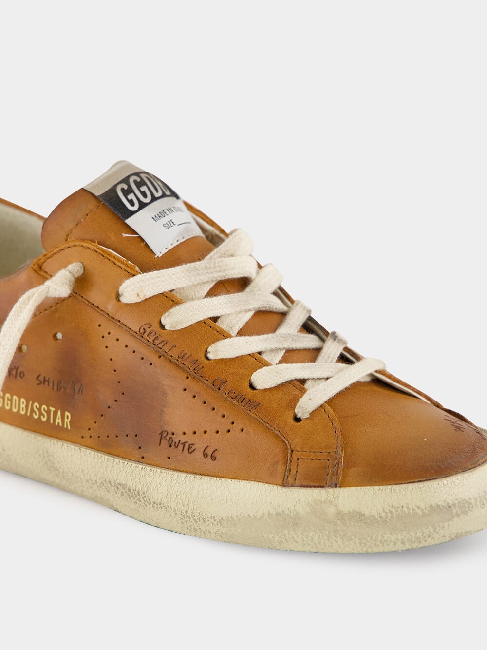 Super-Star Journey Print Sneakers in Cuoio