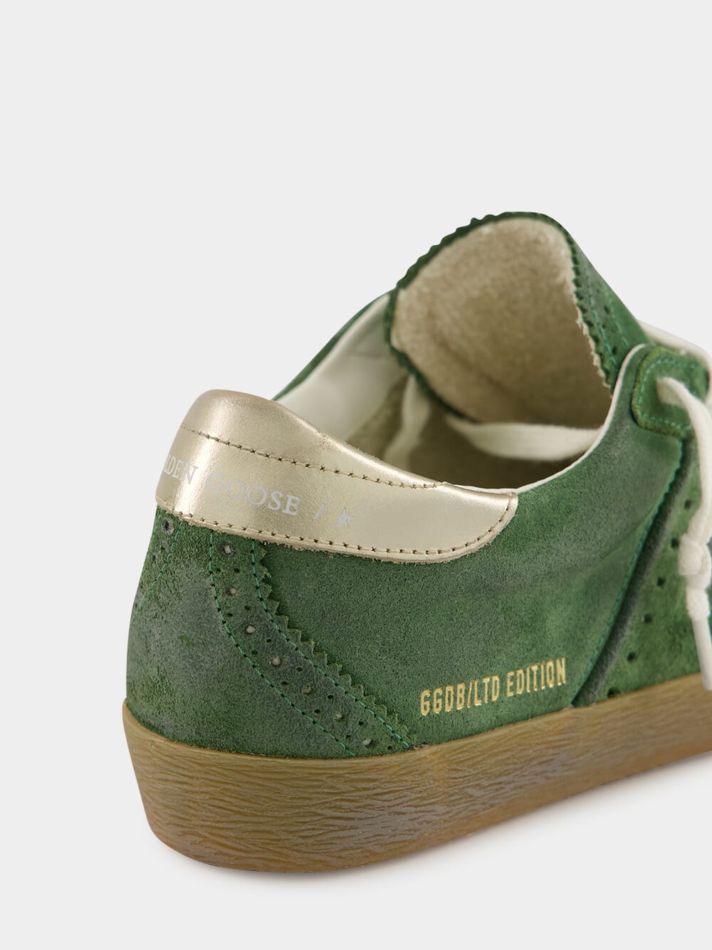 Green Suede Super-Star Sneakers