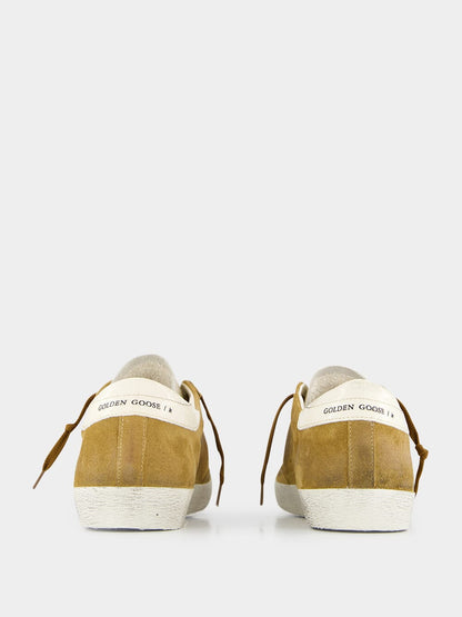 Brown Suede Superstar Sneakers