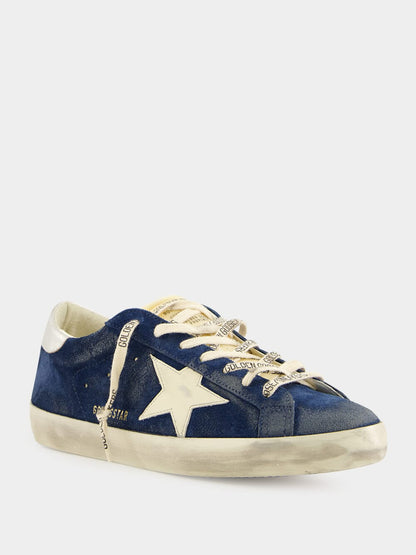 Blue Suede Super-Star Sneakers