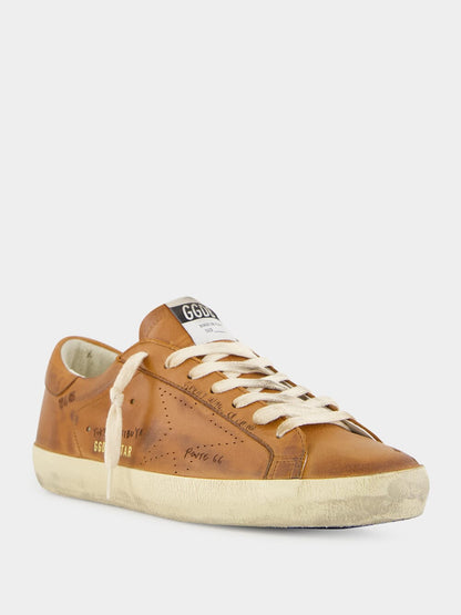 Superstar Journey Printed Brown Sneakers