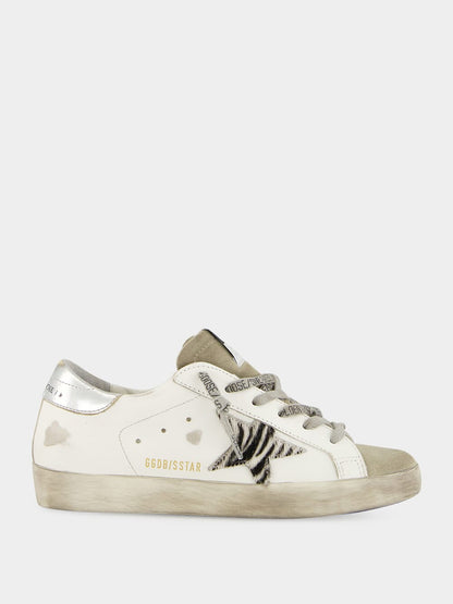 Zebra Pony Star Leather Super-Star Sneakers