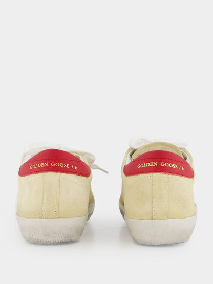 Cornhusk Superstar Sneakers with Leather Star