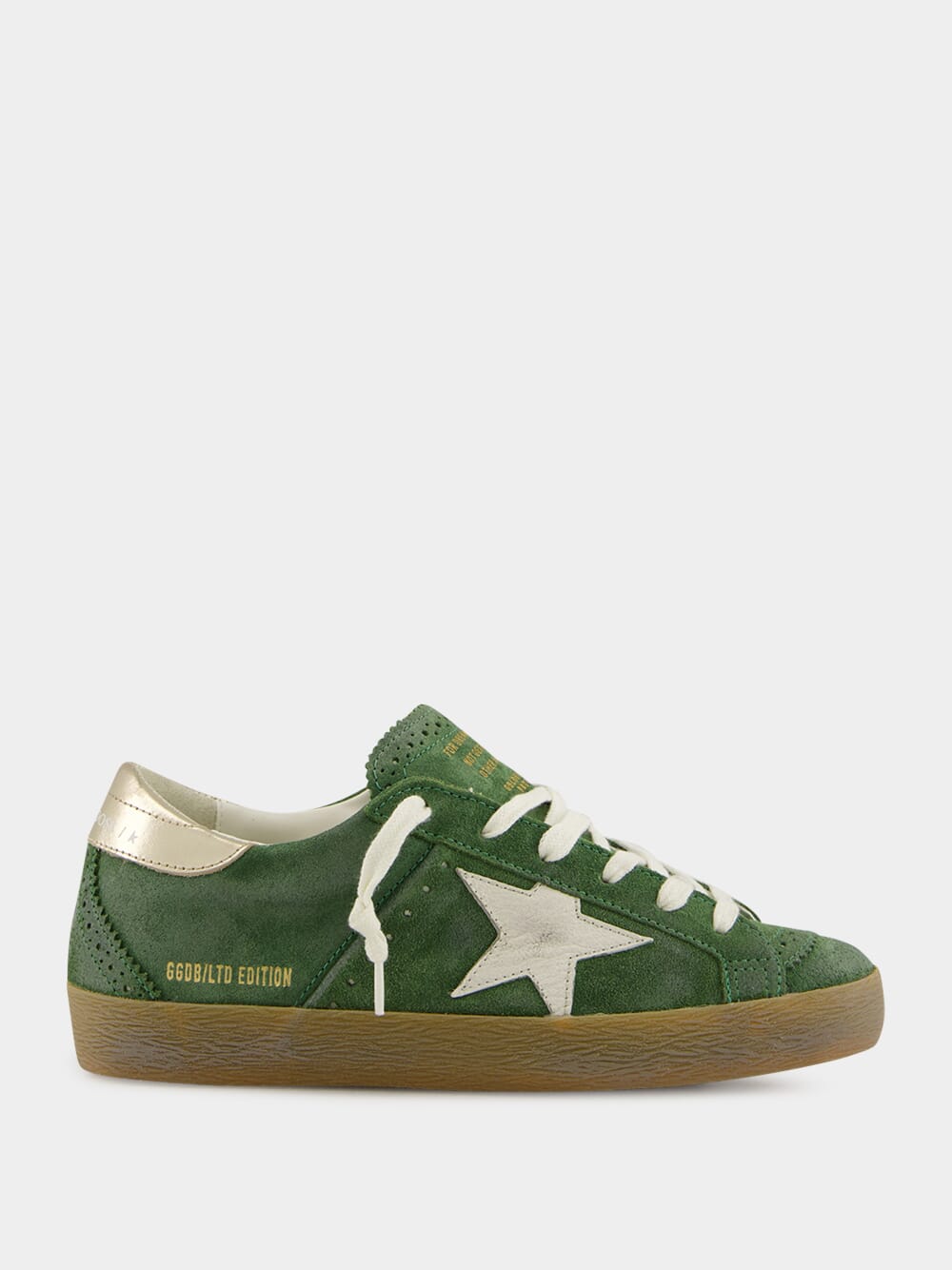 Green Suede Super-Star Sneakers