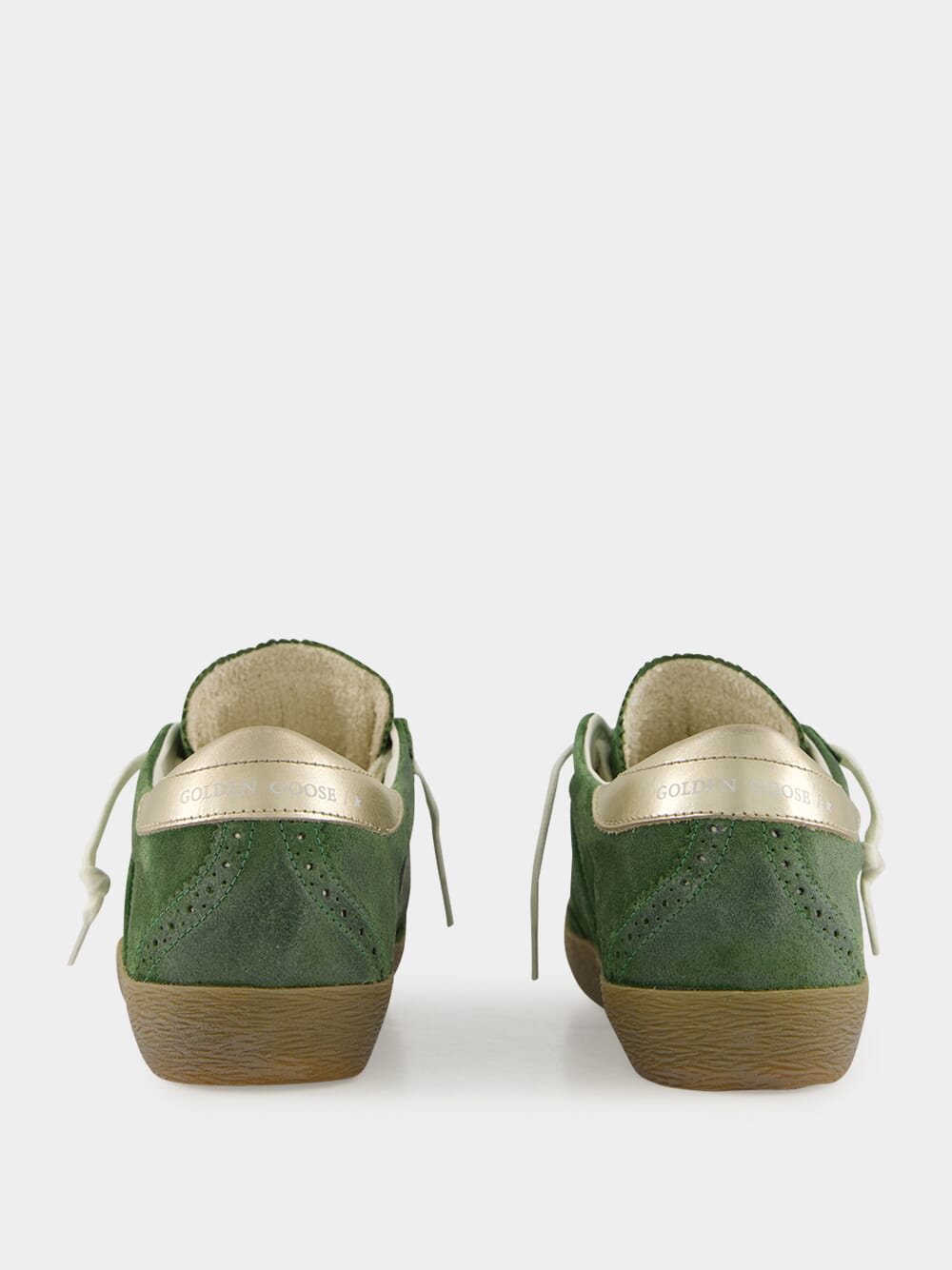 Green Suede Super-Star Sneakers