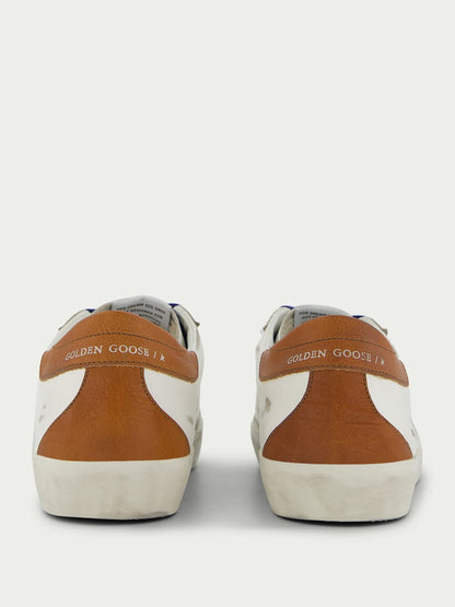 Super-Star Suede Star and Brown Tab Sneakers